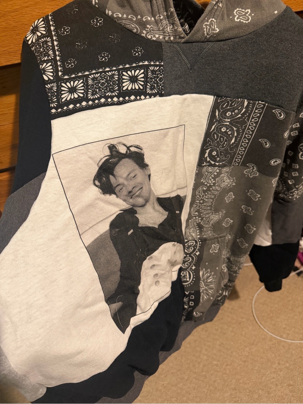 Harry Styles reworked hoodie